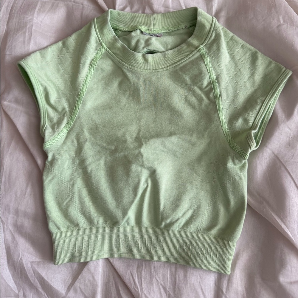 Gymshark Light Green Crop Top
